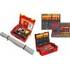 GEDORE Automotive - Attrezzo Ibrido VDE con supplemento, 63 TLG, 3/8, Universale, utensile Speciale, KL-4600-10 Z