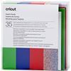Cricut Insert Cards Scale Arcobaleno, per l'Uso con il Tappetino delle Carte Cricut, 12.1 cm x 12.1 cm (Taglia Cricut S40), Confezione da 35