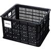 Basil Crate, Bauletto per Bicicletta Unisex Adulto, Nero, 45.25x35x25cm
