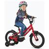 ATTABO Knack 14 - Bicicletta per bambini (2-5 anni) con telaio in alluminio leggero (8 kg), ruote da 14, per 85-110 cm, portata fino a 50 kg, manubrio ergonomico, ideale per i primi viaggi