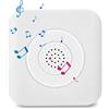 Sonew Campanello cablato,Campanello di allarme suoneria DC 12V per di controllo accessi per ufficio a casa 4 porte Bell Dingdong musicale
