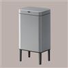 RICICLA FACILE Cestino Pattumiera Automatica con Sensore 20 Litri in Acciaio Inox con Piedini Rialzati JAH6604L
