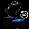 wisdom Tsunami 3000W Macchina Schiuma Party Professionale Foam Machine con Flight Case