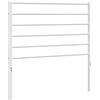 vidaXL Vervangend hoofdbord metaal wit 100 cm