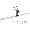 VEVOR Massetto in Calcestruzzo, Set di Barre Dritte in Alluminio da 1220x670x1060 mm, Motore Vibrante per Finitura Cemento a 4 Tempi con Maniglie Regolabili in Altezza, Utensile Calcestruzzo