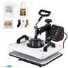VEVOR Pressa a Caldo 29 x 38 cm a Sublimazione con Braccio Oscillante, Termopressa Riscaldamento Rapido Uniforme, Controllo Digitale di Tempo e Temperatura, per Indumenti Borse in Tela Federe Calzini
