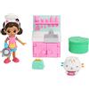 DREAMWORKS GABBY'S DOLLHOUSE Gabby's Dollhouse, set Lunch and Munch Kitchen con 2 personaggi giocattolo, accessori e mobile, giocattolo per bambini dai 3 anni in su