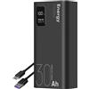 OBALME OBAL:ME POWER BANK PACK BATTERIA EMERGENZA 30000 MAH 4X USB FINO A 22.5W PER SMARTPHONE TABLET