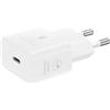 SAMSUNG CARICABATTERIE FAST CHARGING ORIGINALE ULTRA RAPIDO USB-C EP-T2510 25W WHITE BLISTER PER SMARTPHONE
