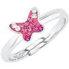 Prinzessin Lillifee Anello in argento sterling 925 per bambine, con Preciosa, argento, fornito in confezione regalo per gioielli