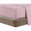 Comfy Nights Lenzuola con angoli, 100% flanella di cotone termico spazzolato, tutte le misure, coppia di cuscini non inclusa, Cotone, Pink, Singolo