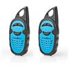 Nedis Radio ricetrasmittente Nedis WLTK0300BU 3 canali 446 MHz Nero, Blu
