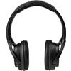 Akashi, cuffie Bluetooth wireless con microfono, 15 ore di autonomia, nero