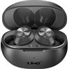 LinQ, cuffie Bluetooth con microfono integrato, nero