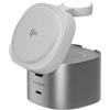 ALOGIC Caricabatterie a induzione Alogic PowerPod - bianco - per notebook, auricolari, AirPod, iPhone, smartphone, smartwatch, MacBook - ingresso 5 V DC, 9 V DC, 12 V DC, 20 V DC, 15 V DC - 3,50 A - spina di ingresso: USB - ricarica rapida, tecnologia …