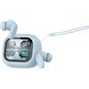 Avizar, Braga TWS Cuffie intrauricolari Bluetooth 5.4 con display LCD e ANC, blu