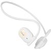 LinQ, cuffie wireless dal design sportivo con archetto da collo aperto e controllo a sfioramento, bianco