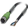 Phoenix Contact Cavo sensore M12, PUR, 5 poli, connettore diritto, schermato/resistente all'usura, codifica A, lunghezza 32,0 metri