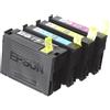 Epson 34, confezione multipla di golfball - 4 cartucce originali - Nero, Ciano, Magenta, Giallo