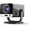 StarTech Proiettore MC475 - Proiettore per home cinema - Full HD 1080p - Smart con Android e Netflix - WiFi 6, Bluetooth 5.4 - Proiezione a breve distanza (0,7-2 metri) - Correzione automatica della distorsione - Portatile con spina europea