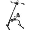 StarTech Cyclette da interno da posizionare sotto la scrivania - Mini cyclette con pedali per braccia e gambe - Regolabile in altezza - Capacità di carico: 120 kg - Antiscivolo - Ideale per anziani, da utilizzare in ufficio e a casa - Colore: nero