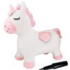 Lexibook, Unicorno Gonfiabile con Copertura Rimovibile, Pompa Manuale Inclusa, plastica sicura e Resistente, Rosa, BGP050UNI