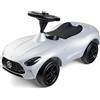 Big - Mercedes AMG GT - Progettata insieme a Mercedes AMG con ampie ruote sussurri e volante antiscivolo, per bambini dai 18 mesi in su, nero