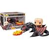 Funko Pop! Rides: Got - Daenerys Targaryen On Fiery Drogon - Game of Thrones- Figura in Vinile da Collezione - Idea Regalo - Merchandising Ufficiale - Giocattoli per Bambini e Adulti - TV Fans