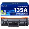KUPYLM 135A W1350A Toner Con Chip Compatibile per HP 135A 135X (1Nero)