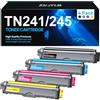 KUPYLM TN241 TN245 Toner Compatible per Brother TN-241 TN-245 (4-Pack)