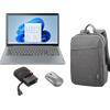 Lenovo IdeaPad Slim 3 15AMN8 R5 8G 512G NOS + B210 Backpack + Lenovo 600 Bluetooth Mouse + 65W Adapter USB-C AMD Ryzen 5 40 Processor 2,8 GHz - 4,3 GHz, Nessun sistema operativo, 512 GB SSD M.2 2242 PCIe QLC - IDEAPADIT2