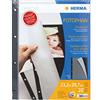Herma 7569 - Cartoncino fotografico (230 x 297 mm), 250 fogli, colore: Bianco 20 fogli 23,2 x 29,7 cm Nero