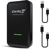 CarlinKit3.0 Wireless CarPlay Adattatore, senza fili AppleCarPlay Dongle iphone, Aggiornamento online, per auto con funzione CarPlay cablata di fabbrica, online messaggi/musica/mappe...