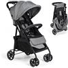 Innovaciones MS Passeggino Leggero e Compatto Omologato 22 Kg STREET GRIGIO