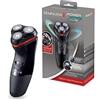 Remington Rasoio elettrico Barba - Rasoio a Testine Rotanti con Lame a Doppia Traccia in Acciaio Inox Antimicrobiche - Funzionamento a rete, Utilizzo a secco, Rifinitore di precisione, Power PR1330