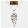 UNOAERRE Collana UNOAERRE oro (GOLD) bianco 18 kt zirconi gioiello made Italy E.13