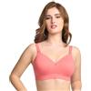 TRYLO Bestie Reggiseno da donna morbido imbottito senza ferretto, disponibile in coppe C/D/E, taglie da 32 a 40 e colore disponibile bianco/nero/pelle.