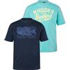 JP 1880 T-Shirt Uomo RH, Stampa Frontale 1/2, t-Shirt DP, Verde Giada, 6XL