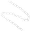 Ipetboom Catena per Lampada a Sospensione in Ferro Bianco, Accessorio per Illuminazione Resistente Struttura in Metallo, Catena Pratica per Lampadari di Cristallo Stile Europeo, Uso