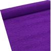 ODETOJOY Rotolo di carta crespa di alta qualità per la produzione di fiori, larghezza 25 cm, lunghezza 2,5 m (viola)