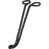 Ninoclar Tagliastoppino per Candele, Tagliastoppino in Acciaio Inox per Candele Profumate, Accessori per Candele e Lampade a Olio (Nero) (1)