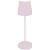 MAJESTIC AGATA - Lampada da tavolo LED senza fili ricaricabile, Lunga durata, Dimmer Touch, Luce Calda-Naturale-Fredda, per interni ed esterni IP54, H37cm, ROSA PASTELLO