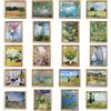 Meishe Art Poster di Claude Monet, stampe artistiche da parete, 20,3 x 25,4 cm, famoso impressionista, dipinti su tela, impressionismo, galleria estetica, decorazione da parete, 20 pezzi, senza