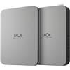 LaCie Hard disk esterno LaCie Mobile Drive (2022) disco rigido 5 TB 2.5" USB tipo-C 3.2 Gen 1 (3.1 1) Argento [STLP5000400]