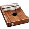 Ortega Guitars Ortega Kalimba Pollice Piano elettro-acustico - Lizard Series - 17 note - Do Maggiore - Meditazione, LoFi, Concerti Live - Custodia Deluxe, Cover Bag, Martelletto Accordatura, Panno di Pulizia (OKB1E)