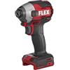 Flex Avvitatore a percussione a batteria ID 1/4 18.0-EC HD C (senza batteria, 18 V, modalità tocco, 3 livelli di coppia, attacco attrezzi 1/4 interno, potente percussione) 520756