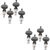 ibasenice 8 Pcs Ukulele Manopole Pin Peg Per Ukulele Sintonizzatore Teste Della Macchina Manopole Ukulele Parti Di Ricambio Ukulele Tuner Ukulele Accessori Di Ricambio Ukulele Ponte Pin