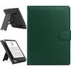HoYiXi Custodia Universale Compatibile con 6-6.8'' Kobo/PocketBook/Tolino/Sony E-Book Reader 6.8'' Kindle Paperwhite/6 Nuovo Kindle 2022 & 2019/Kobo Clara HD/Kobo Clara 2E Cover con Stand, verde