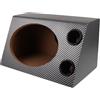 IWOWHERO Cassa Acustica Trapezoidale in Legno e Pvc per Auto, Compatibile Veicoli, Isolamento Acustico, Montaggio Preciso per Audio Domestico in Auto