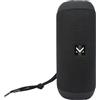 Majestic GLOW - Speaker Wireless audio funzione TWS, batteria ricaricabile, ingressi USB, MICRO SD e AUX-IN, Microfono integrato per chiamate vivavoce, nero